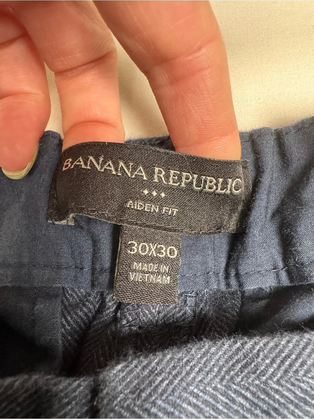 Banana Republic Aiden Fit Pants Blue Men’s 30X30 Jogger Trouser